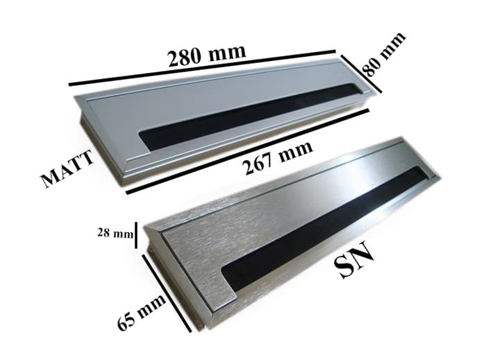 Tutup Lubang Kabel / Cable Grommet CG701C SN & MATT 27x28cm Termurah