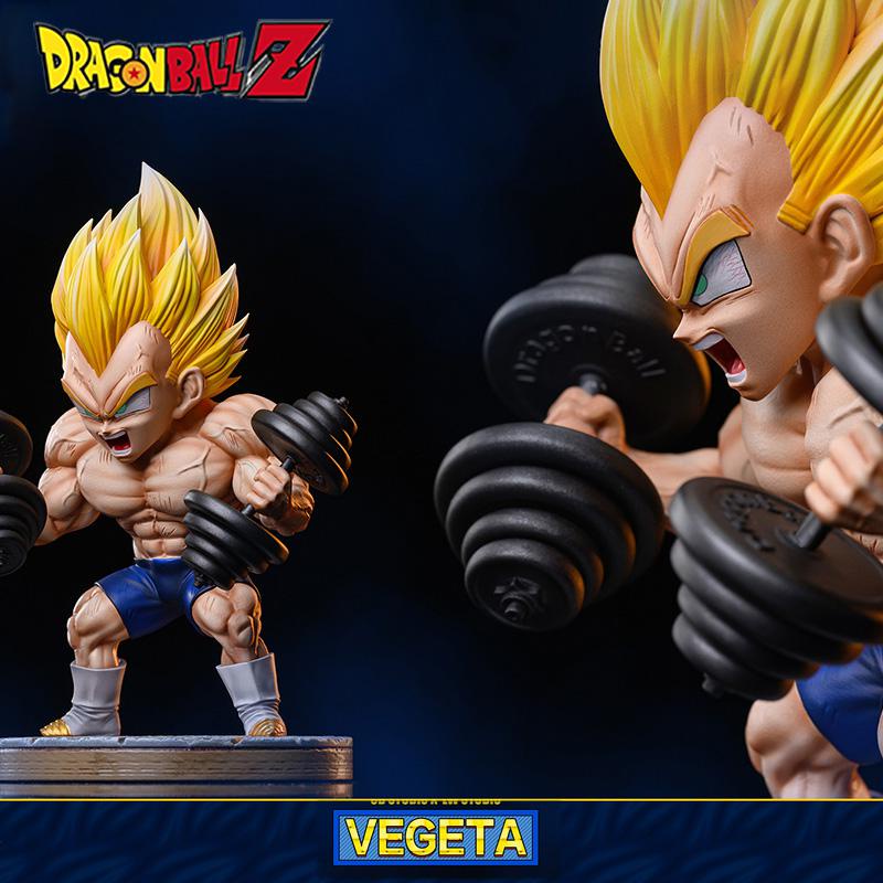 Mainan Action Figure Model Anime Dragon Ball Goku Gohan Vegeta Otot Bahan PVC Untuk Hadiah