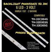 LAMPU BL BACKLIGHT LED TV PANASONIC 32INCH TH-32C304G TH-32D302G TH-32E305G 6K 3V BL PANASONIK 32IN 