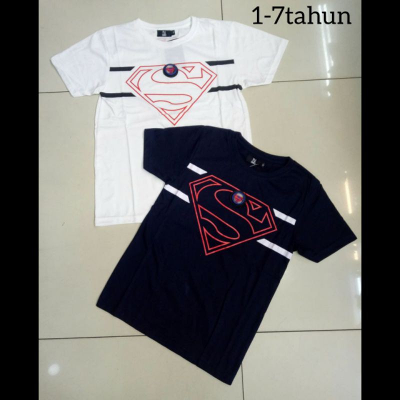 Fashion Kaos Superman DC Anak Laki-Laki , Pakaian Baju Superhero