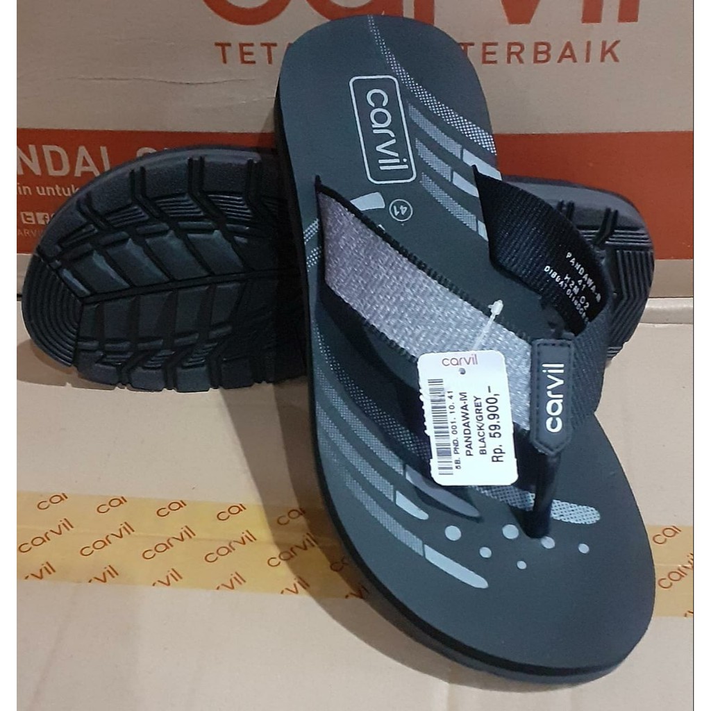 CARVIL PANDAWA/ Sandal Carvil Baru/ sandal keren pria dewasa/size 38-43