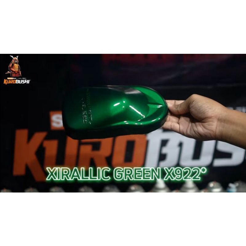 SAMURAI PAINT XIRALLIC GREEN HIJAU X922* X-GREEN 400ml cat semprot spray paint pilox pilok