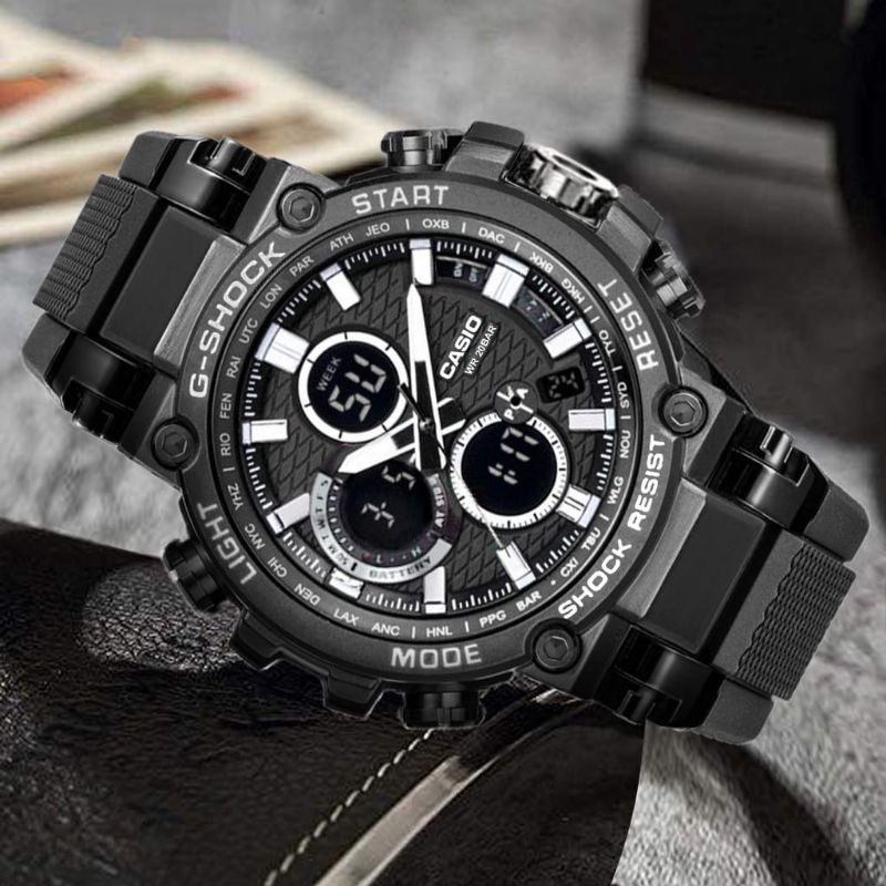 Jam Tangan MTG B-1000 Casio Gshock Water Resistant Pria Jam Tangan Pria Stainliss Steel