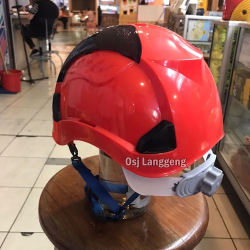 Helm Safety Panjat Leopard LPHL 0356 / Safety Helmet Climbing Warna Merah