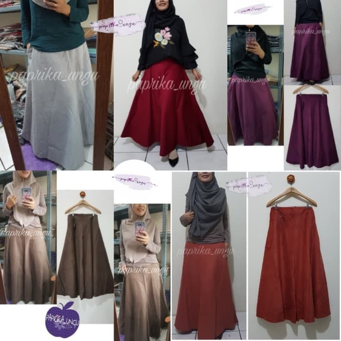 ROK PAYUNG CODORAY - Ungu Plum- Standar