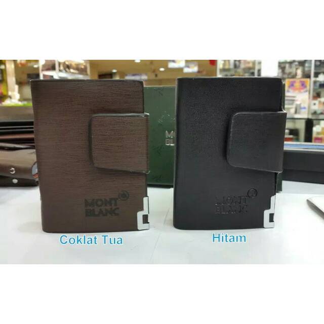 DOMPET /TEMPAT KARTU MONT BLANC ISI 24 KARTU -BEST SELLER
