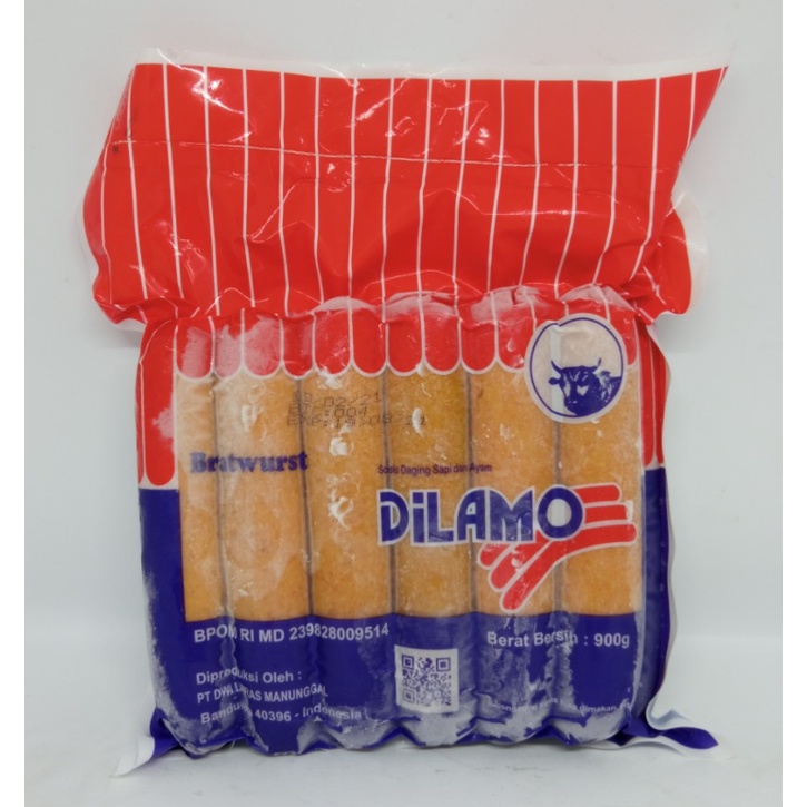 

DILAMO BRATWURST 900 GR