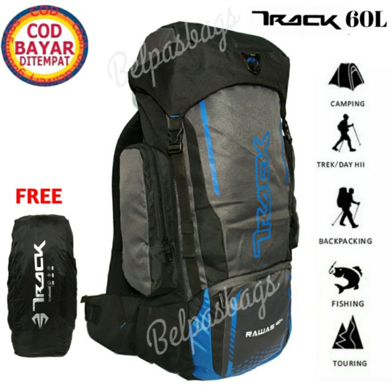 Tas gunung hiking tas cerirr camping outdoor track by tracker 39243