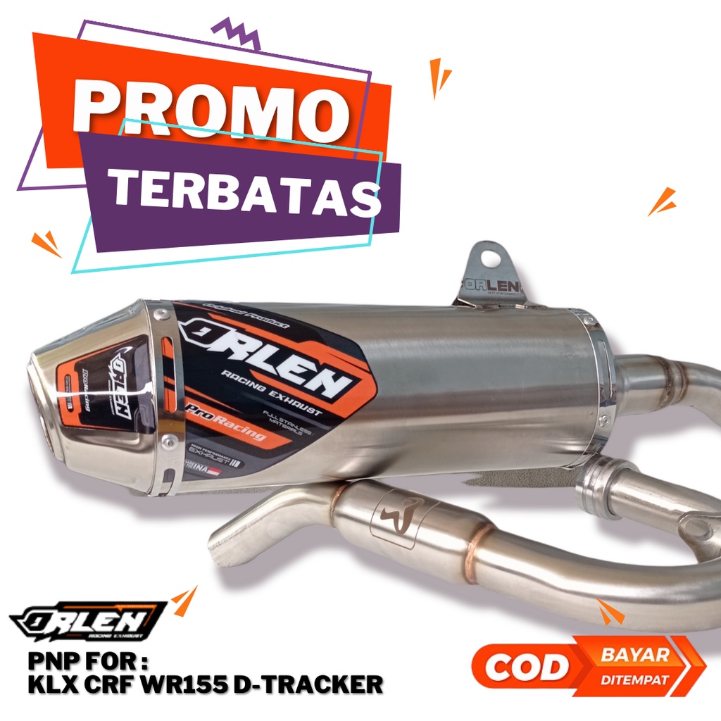 Knalpot orlen original CRF150l Dtracker wr155 klx