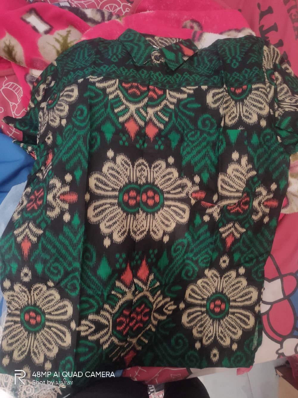 Bswart Batik Hrb026 Kenongo Hem Pendek Padi Pekalongan M L Xl Batik Pria Murah Modern Grosir