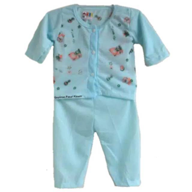 Setelan Baju Bayi Panjang Polyester