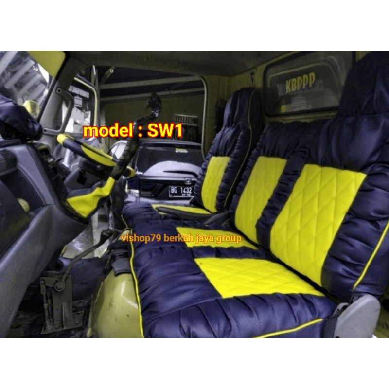 kulit jok mobil Sarung jok bungkus jok mobil truk canter, ragasa, umplung ,dyna ,dutro,lohan,elf,mac
