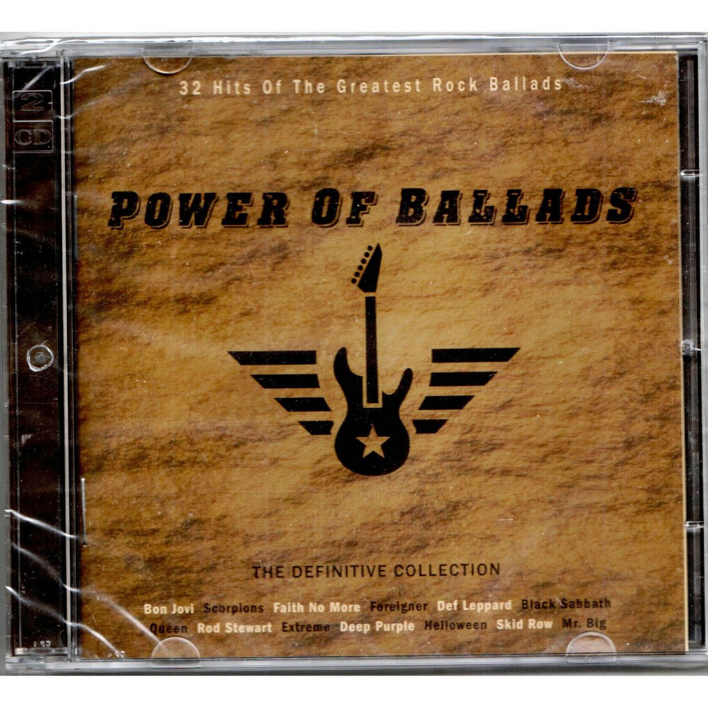 CD POWER OF BALLADS (2CD)(ORIGINAL) 32 HITS OF GREATEST ROCK BALLADS