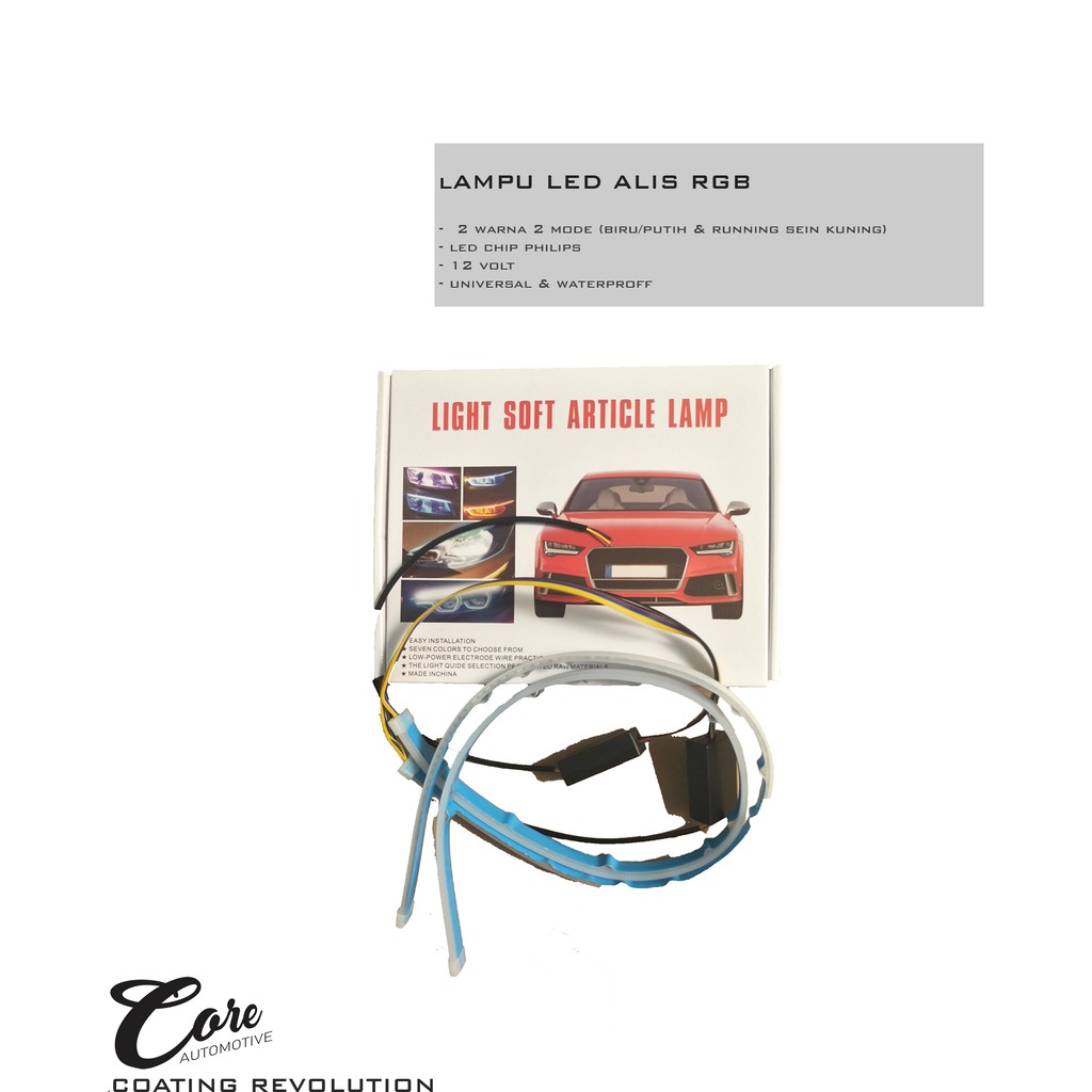 LAMPU ALIS DRL 60cm - HEADLAMP - LED DRL - WATERPROOF - FLEKSIBLE- UNIVERSAL