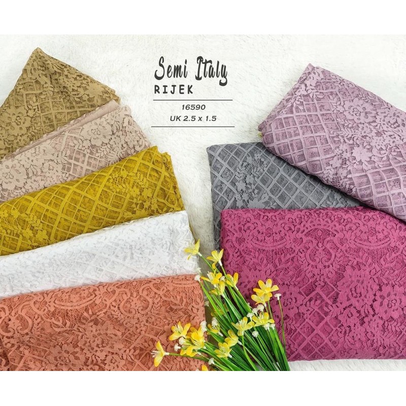 BROKAT RIJEK SEMIITALY 2.5 m (2 kebaya)