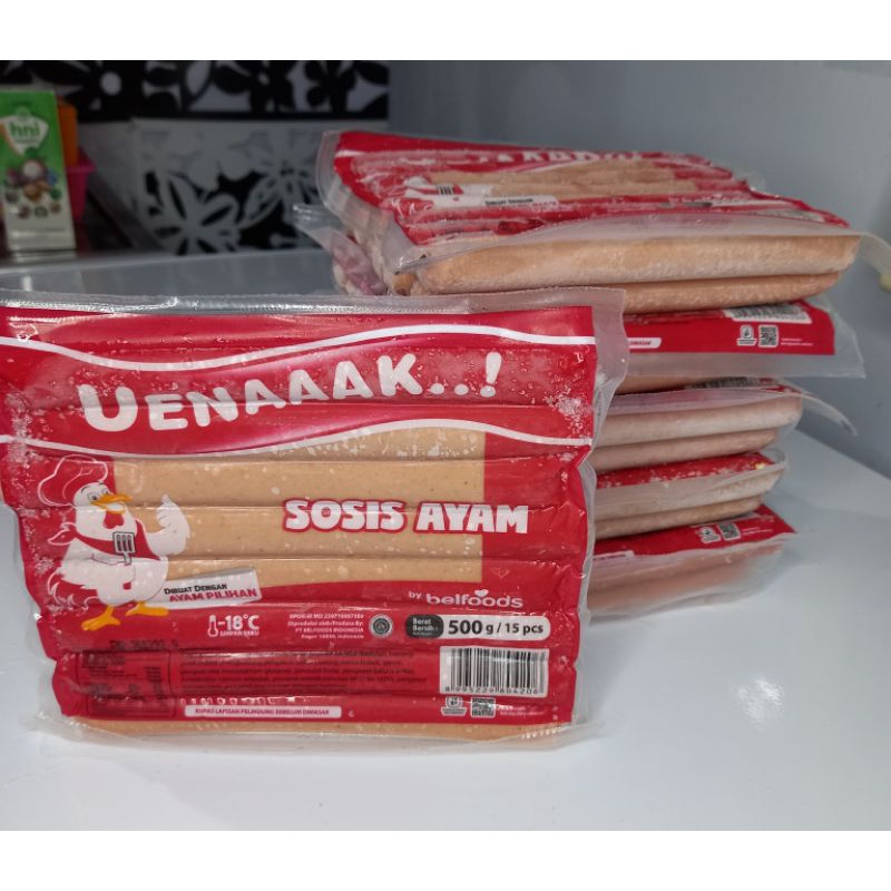 

SOSIS AYAM BELFOODS/UENAAK 500g