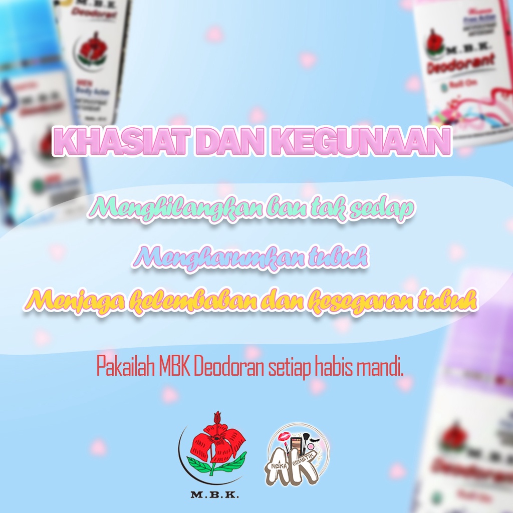 MBK ROLL ON SERIES 40ML (MEN  AND WOMEN)