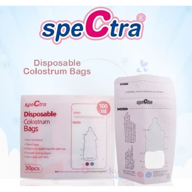 Kantong Asi Spectra Disposable Colostrum Bags 100ml Isi 30 pcs