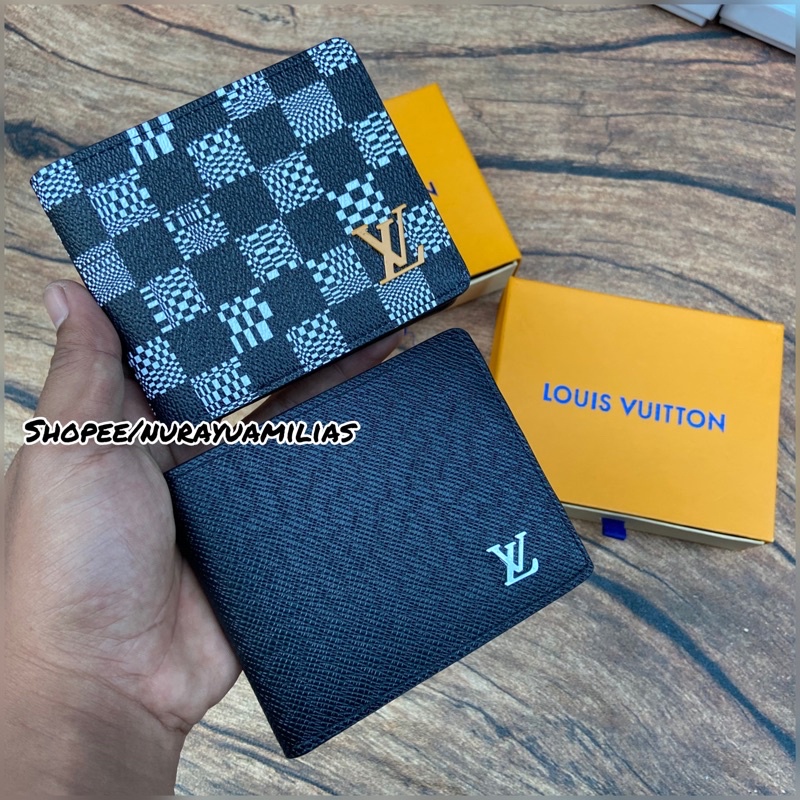 dompet pria louis vuitton import premium dompet lipat pria import dompet cowok lv