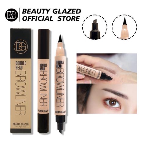 Beauty Glazed Double Head Browliner Beauty Glazed Eyebrow Beauty Glazed Eyeliner Beauty Glazed Pensil Alis Beauty Glazed Eyebrow Pencil Beauty Glazed