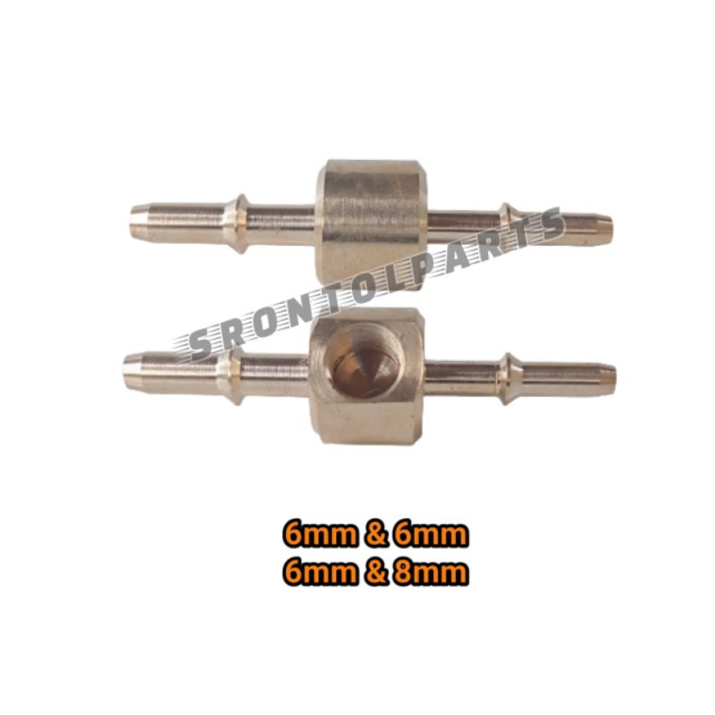 nepel kuningan pressure fuelpump fpg 6&6mm 6&8mm