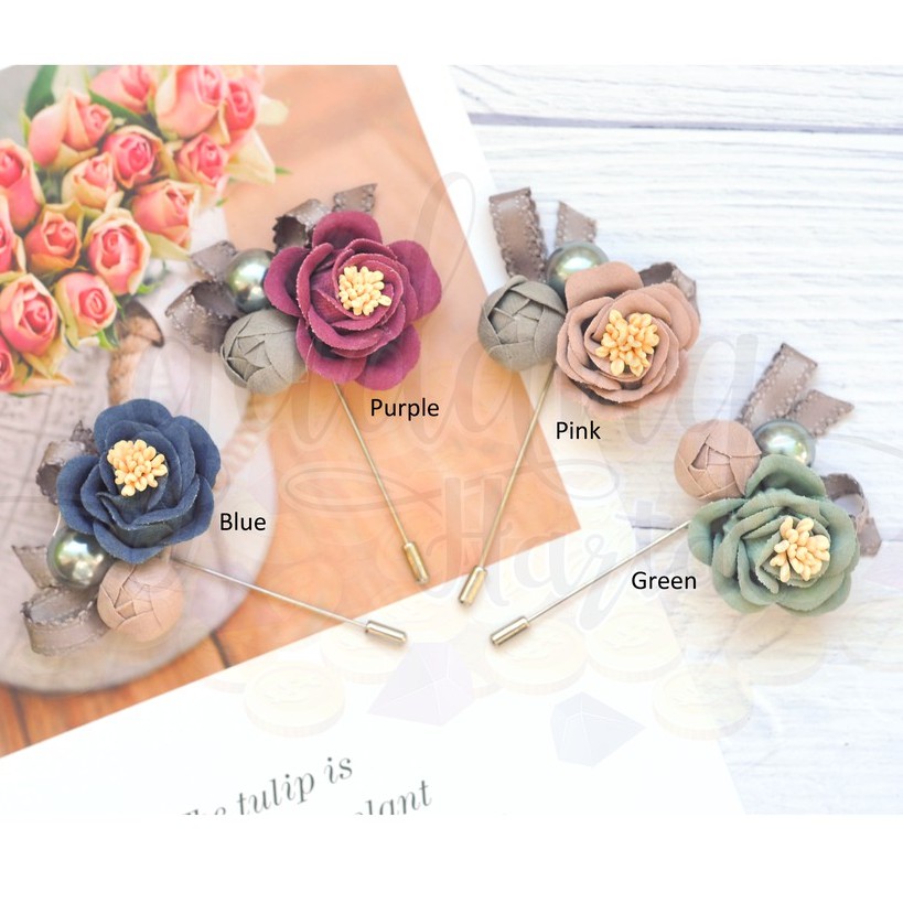 Tuspin Bros Hijab Flowers Lucu Bunga Unik Jepit Brooch Lucu Pin Pins Peniti Jilbab Cantik GH 208016