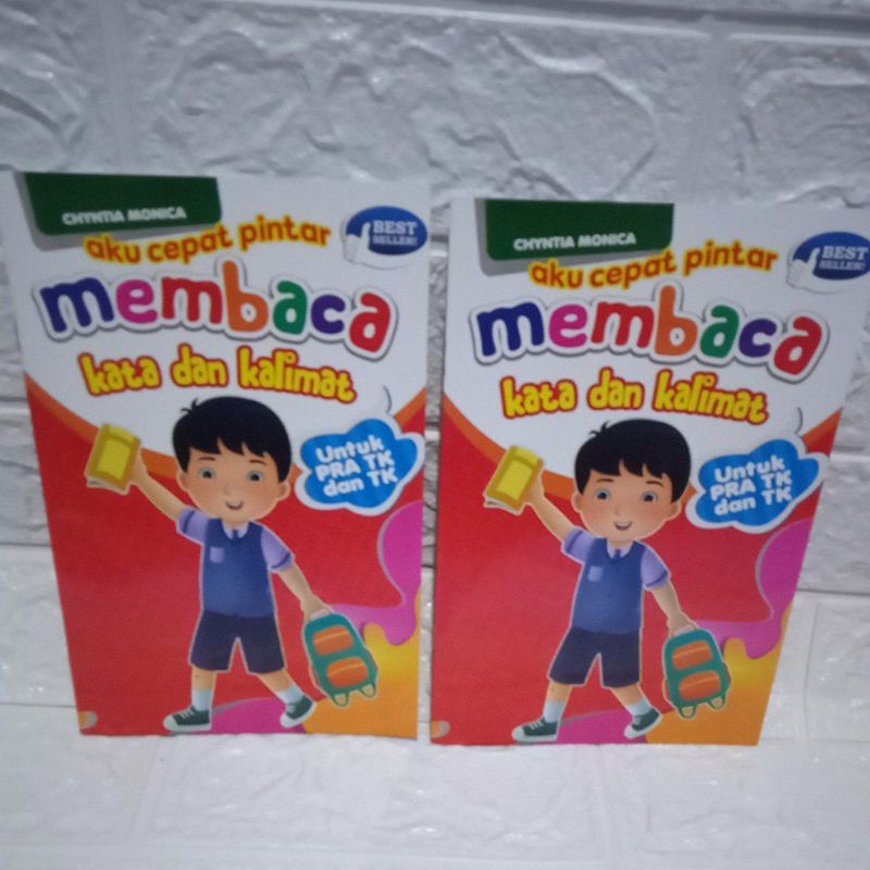 BUKU ANAK PRA TK & TK AKU CEPAT PINTAR MEMBACA KATA DAN KALIMAT