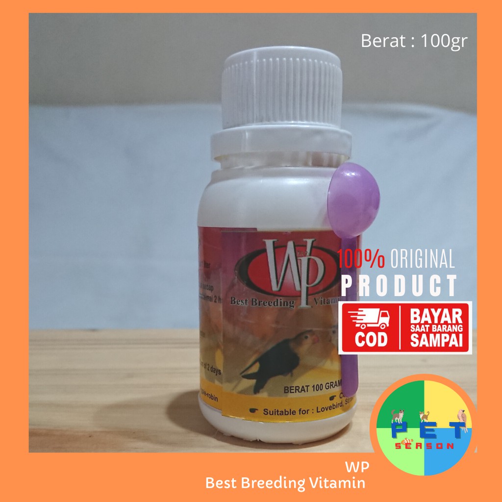 VITAMIN OBAT BURUNG WP BREEDING MENINGKATKAN DAYA TETAS TELUR LOVEBIRD KENARI MURAI BATU KACER