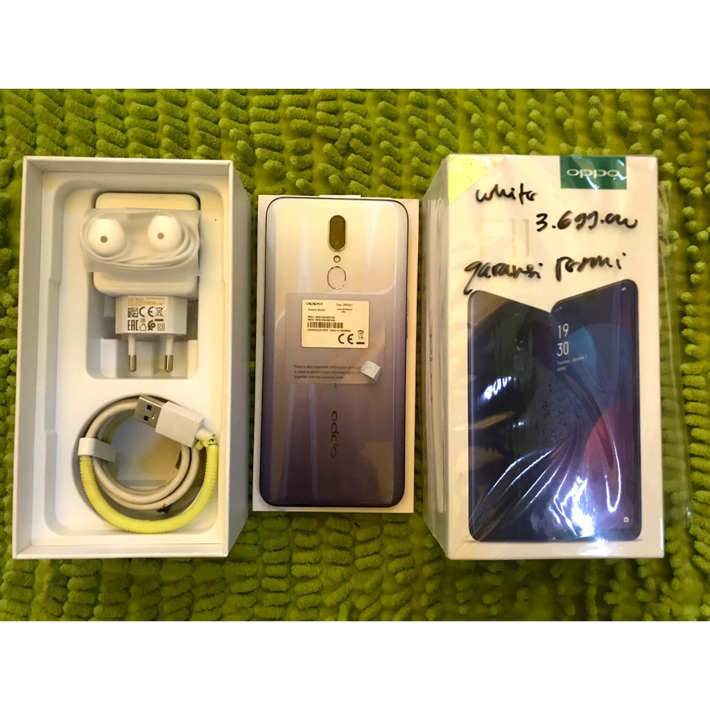 OPPO F11 RAM 4/128 FULLSET HP SECOND