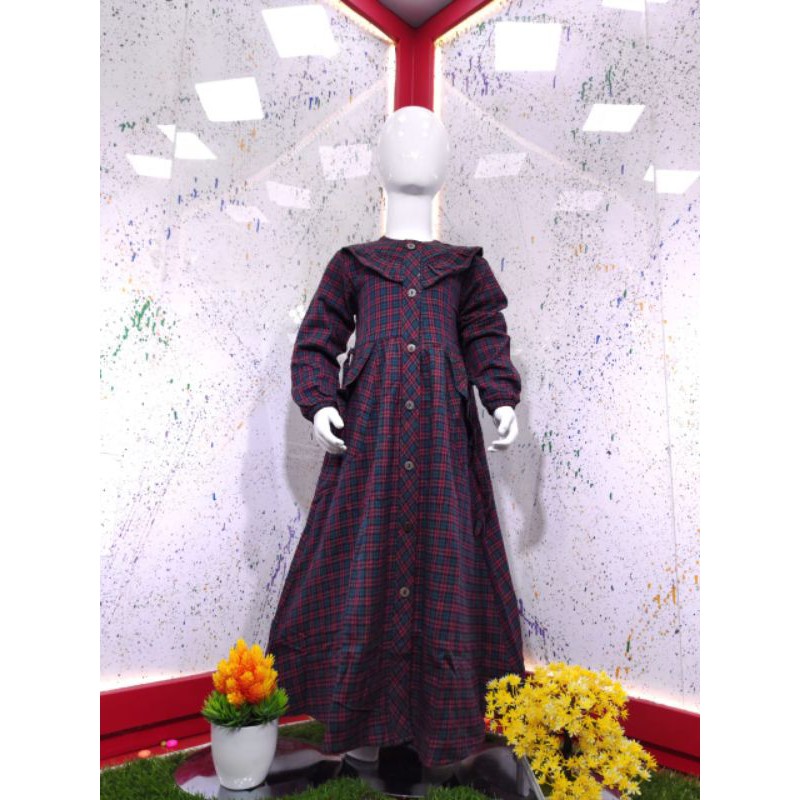 Gamis Flanel anak kualitas premium