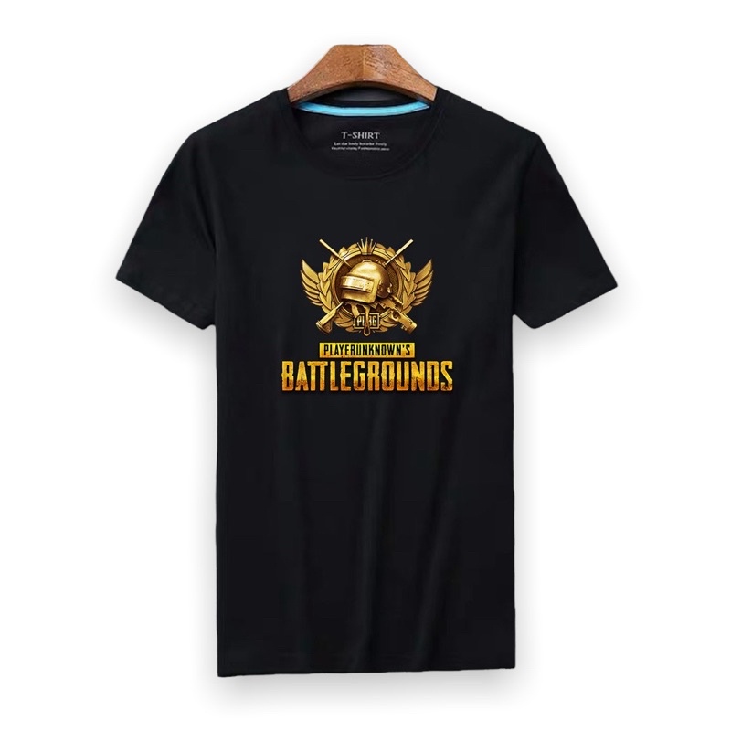 Lilipop Kaos Tshirt  Pria PUBG Free Fire Baju Distro Basic Lengan Pendek Cowok Kasual