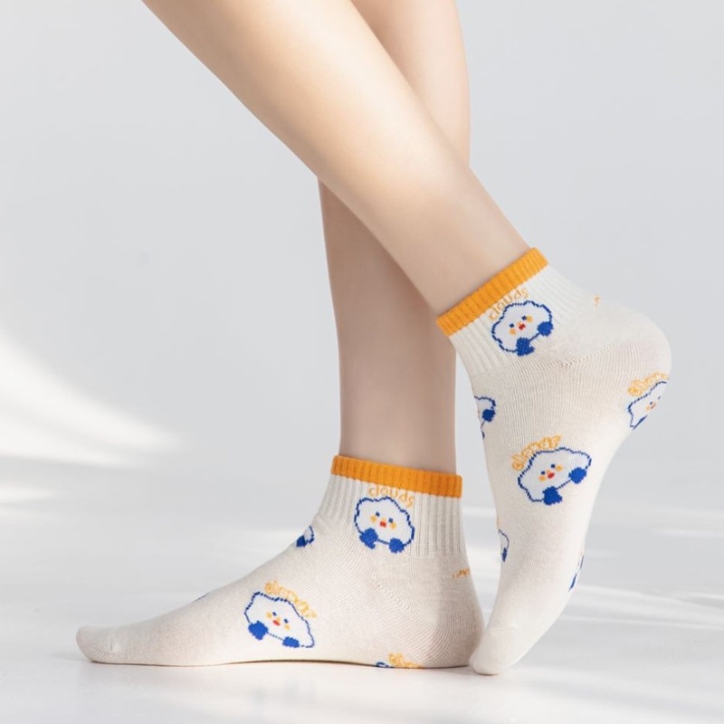 OVERFLOWS.ID KAOS KAKI SEMATA KAKI MOTIF KAOS KAKI PENDEK DEWASA SOCK ANKLE WANITA MOTIF