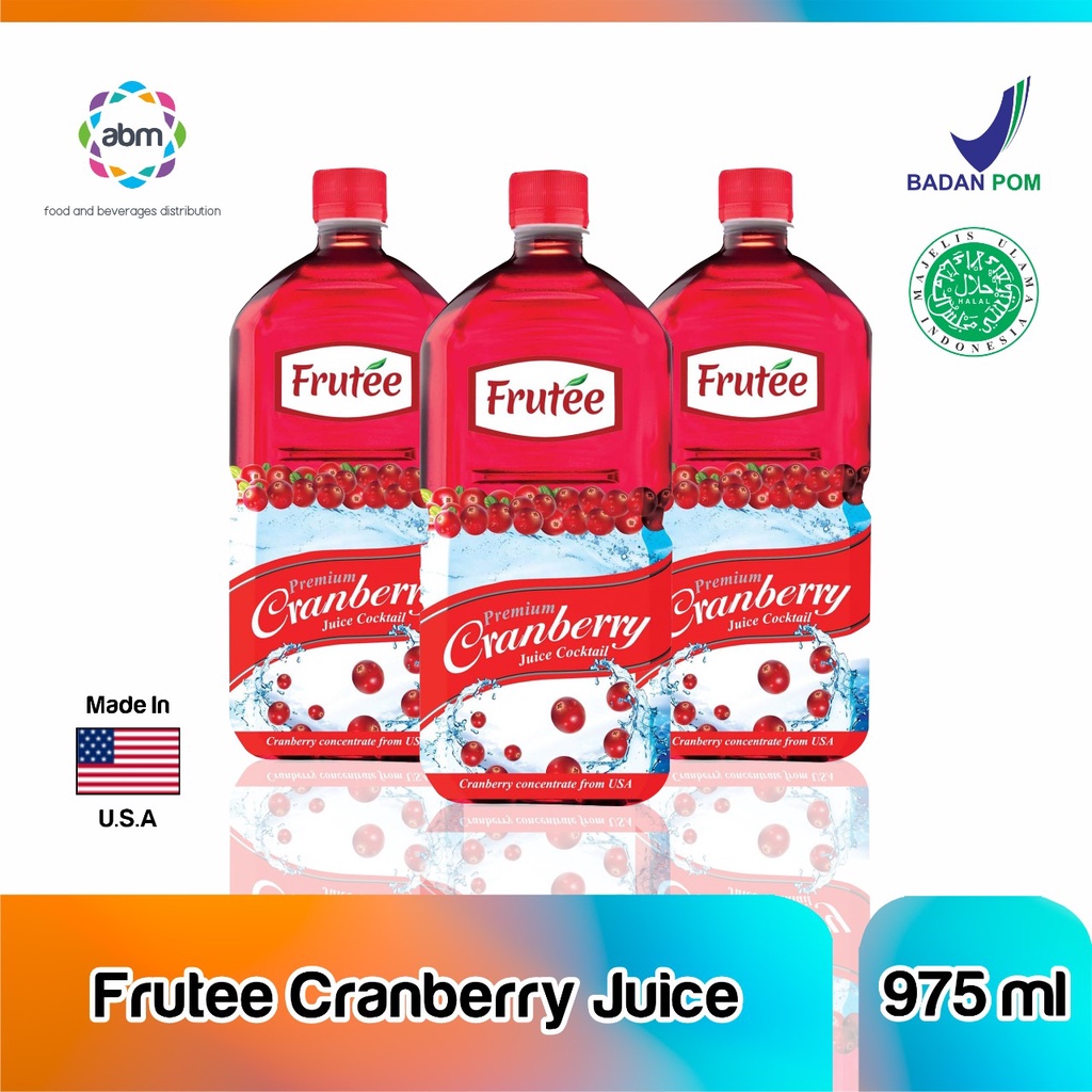 

Frutee Cranberry Juice 975 ml