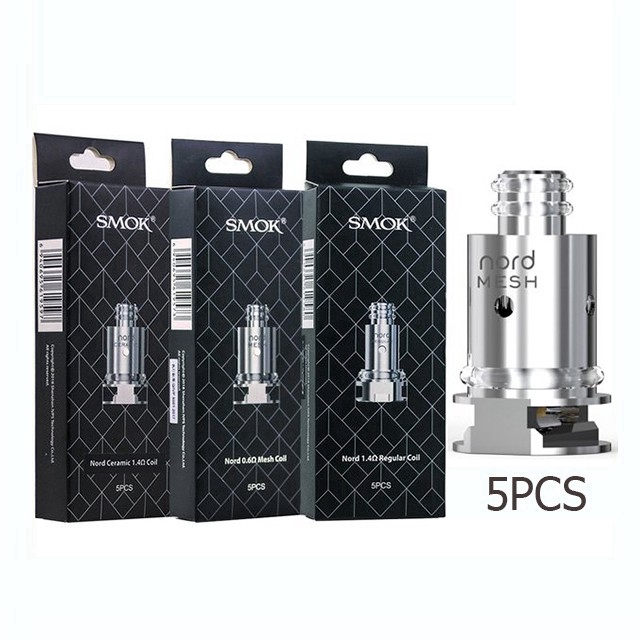 5Pcs Set SMOK Pod Nord Pengganti Occ Coil 0.6/1.4ohm untuk Vape