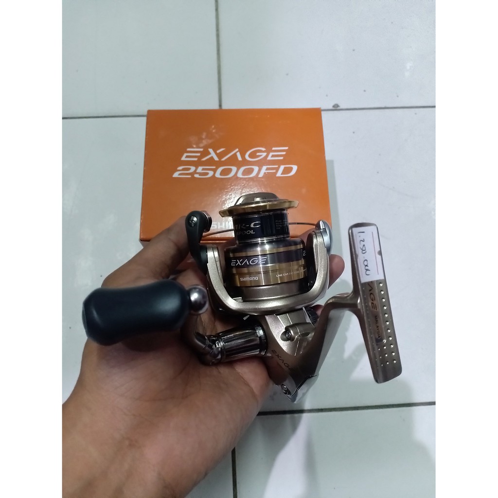 Reel Spinning Shimano Exage 2500FD Double Spool Original