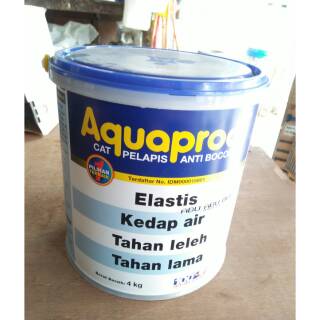 Cat Aquaproof  4 kg warna  abu  abu  Shopee Indonesia