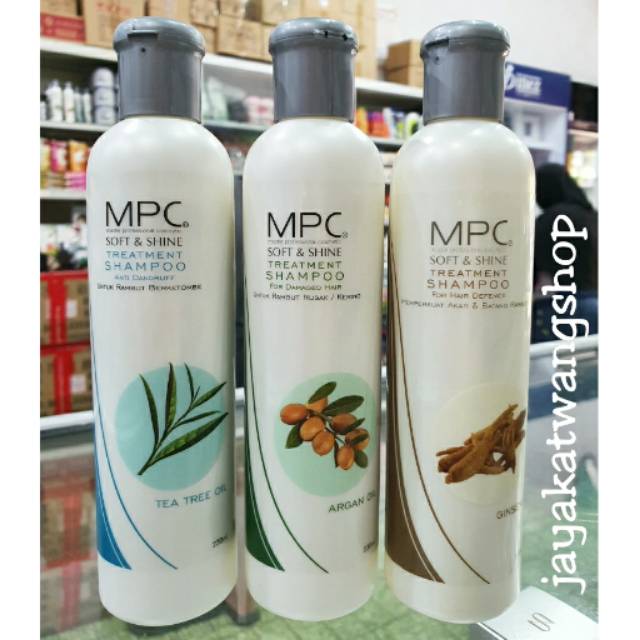 MPC SHAMPOO Soft &amp; Shine Treatment Shampoo 230ML GINSENG / TEA TREE OIL / ARGAN OIL