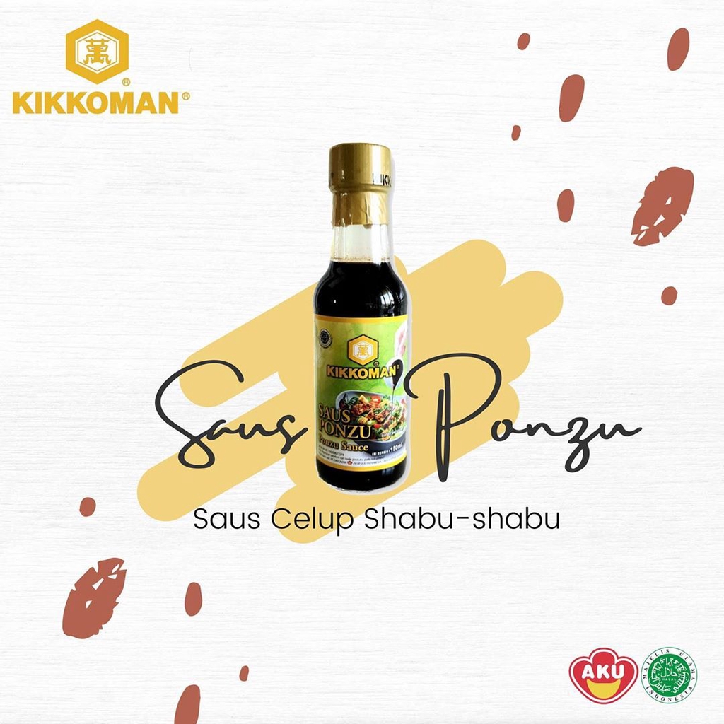 KIKKOMAN Ponzu Sauce 150 ml Halal | Cocolan Shabu-shabu