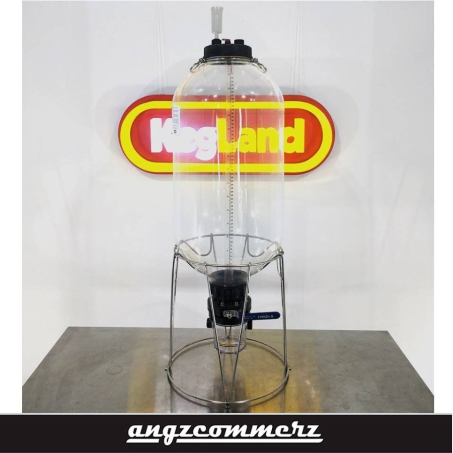 Tangki Pembuat Beer Fermzilla 55 liter KEGLAND Fermzilla  55 ltr 1 kit Botol Tempat Proses Fermentas