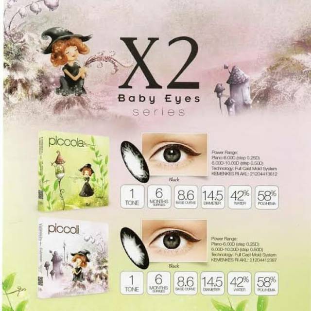 Softlens / Softlense X2 Picolli dan picolla