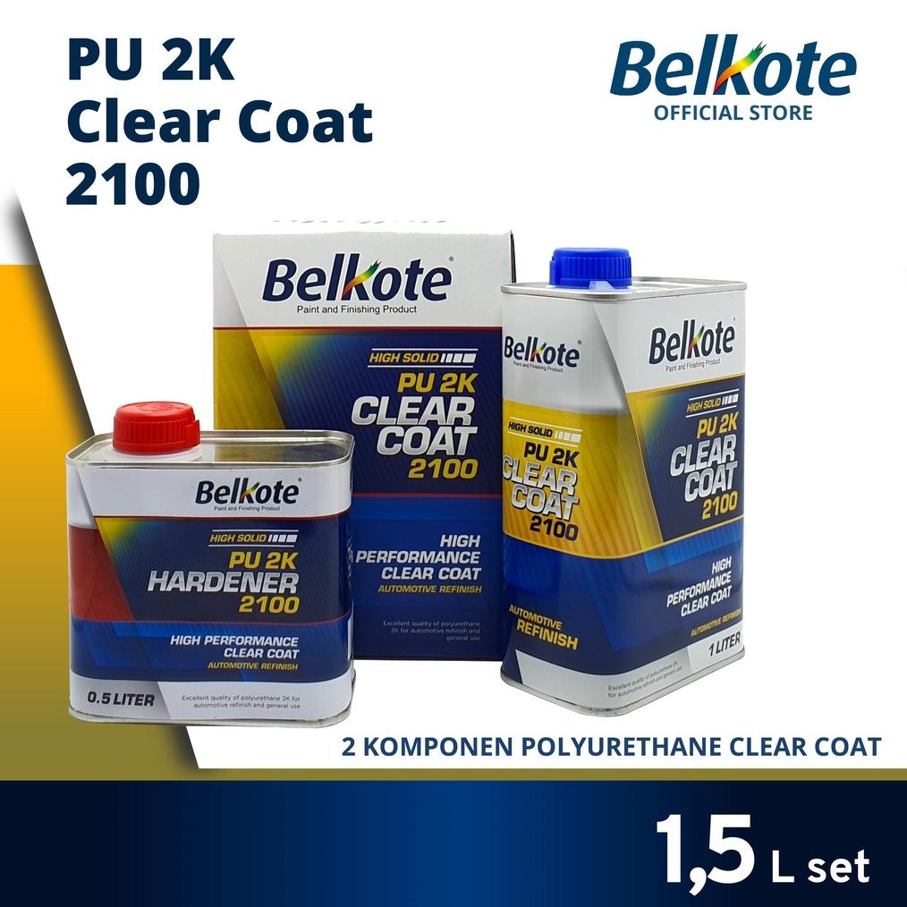 READY Belkote PU 2K Clear Coat 2100 (Pernis Motor / Varnish Mobil / Cat Mobil)