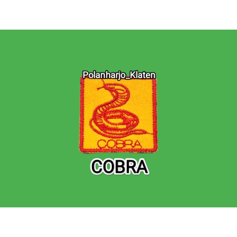 Tanda Regu Pramuka Putra Cobra / Tanda Regu Pramuka Cobra / Tanda Regu Cobra