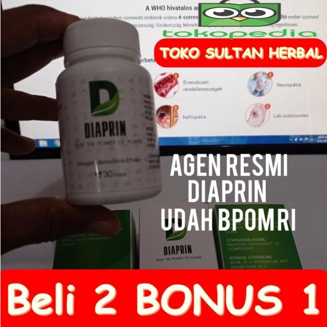 

TERBARU Obat DIAPRIN Asli Herbal Mengobati Kencing Manis Diabetes BPOM Origina /OBAT HERBAL ASAM URAT/OBAT HERBAL PELANGSING/OBAT HERBAL KOLESTEROL/OBAT HERBAL DIABETES