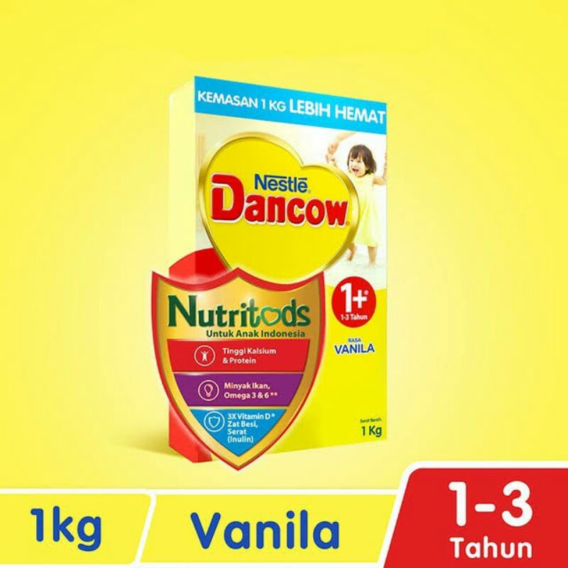 

[ TERMURAH ] SUSU DANCOW 1+ RASA VANILLA 1KG / 1000gr