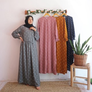 Gamis Rubiah Gamis Bulu Gamis Linen Rubi Shopee Indonesia