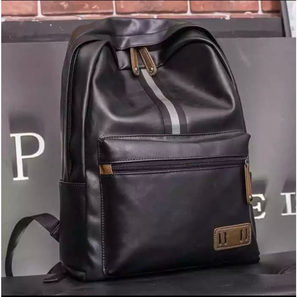 RAJA TAS - TAS RANSEL KULIT PRIA / COWO / TAS PRIA TERBARU2021 / TREND BACKPACK FASHION KEREN / TAS KULIT TEBAL / TAS KANTOR / TAS KERJA / TAS TRAVELING TERBARU TERMURAH TERBAIK TERLARIS