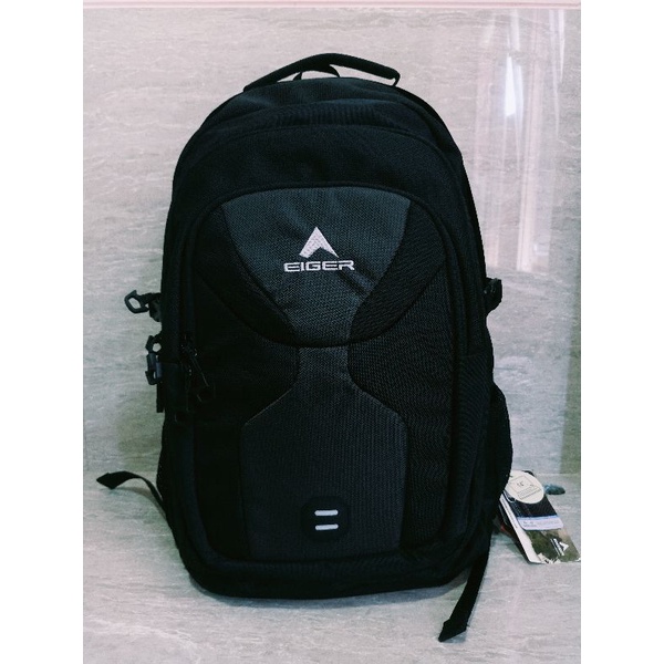 Tas Ransel Pria 6025 EIGER1989 DIGI VAULT BLK 34L - Ransel Laptop EEIGER 14 INCH DIGI VAUL  BLK - BA