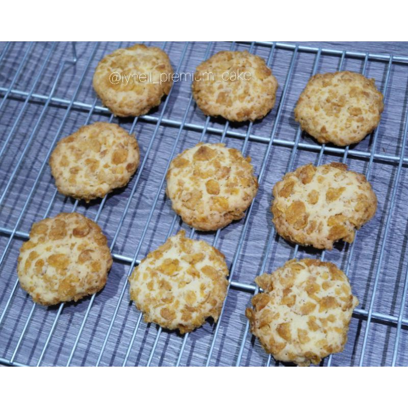

corn flakes cookies cornflakes cookies kue kering kue murah cookies enak