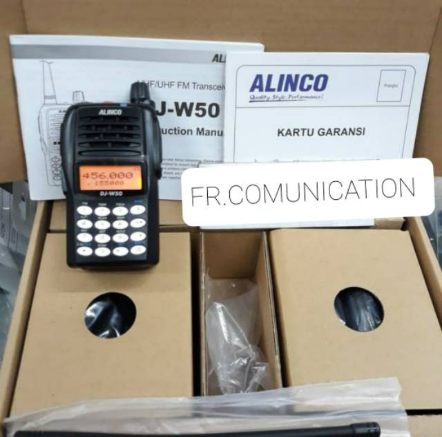 ALINCO DJ W50 ORIGINAL HT ALINCO DJ-W50 DUALBAND PENGGANTI ALINCO W500