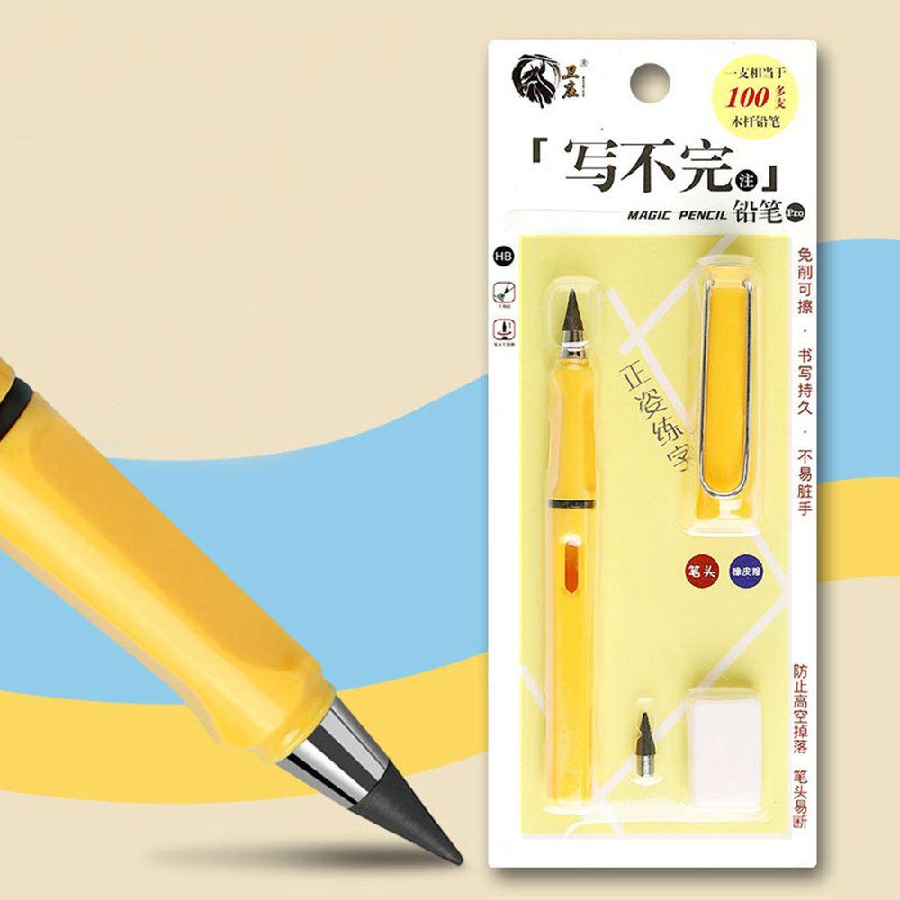 Nanas Tanpa Tinta Eternal pen Hadiah Anak Pensil Dilepas Ganti Dihapus